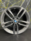 GENUINE BMW 1/2/3/4 SERIES F30 F31 F32 18” 400M ANTHRACITE ALLOY WHEELS 7845880